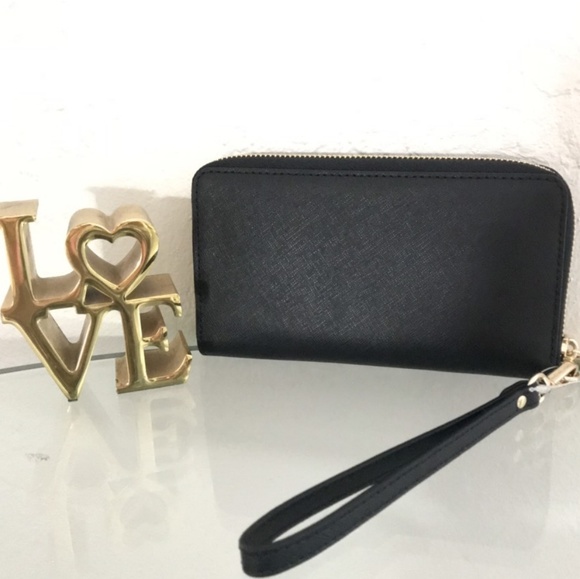 NWT MICHAEL KORS FLAT PHONE CASE WALLET WRISTLET - Picture 6 of 7